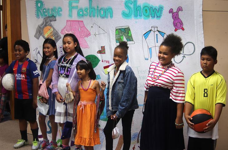 Urban 4-H Fashion Show models